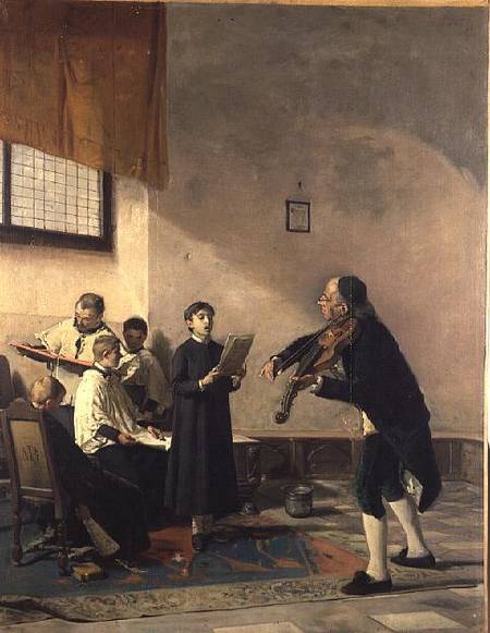 The Singing Lesson from Mose Bianchi