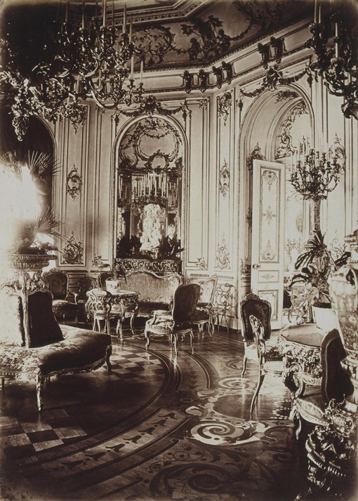 The Stroganov palace in Saint Petersburg. Oval Living Room from Mose Bianchi