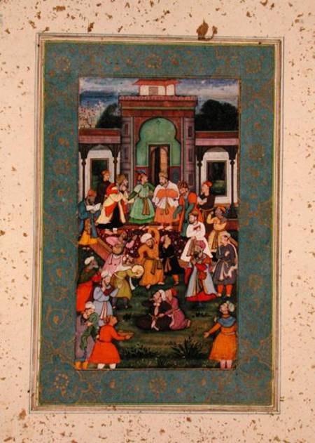 Group of Whirling Dervishes, from the Large Clive Album from Mughal School