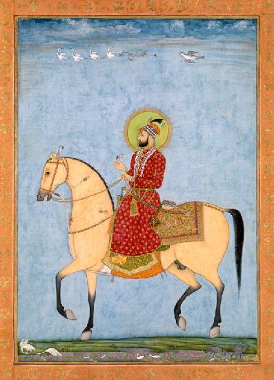 The Mughal Emperor Farrukhsiyar(1683-1719) (r.1713-19), from the Large Clive Album