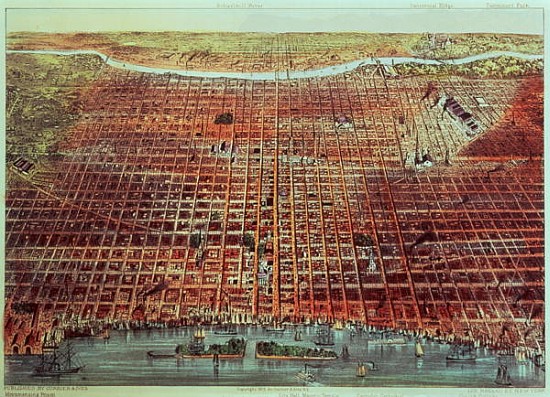 General View of Philadelphia from N. Currier