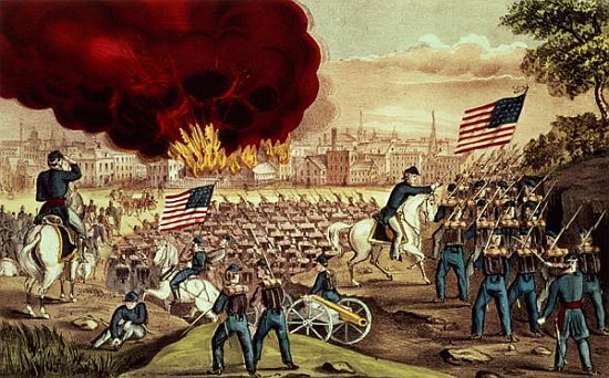 The Capture of Atlanta the Union Army, 2nd September from N. Currier