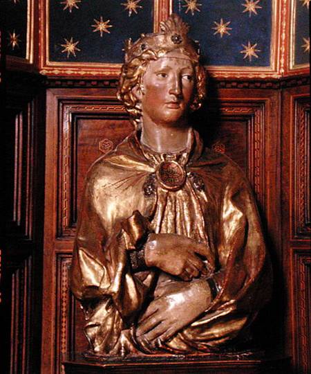 St. Miniato (gilded & painted wood) from Nanni  di Bartolo