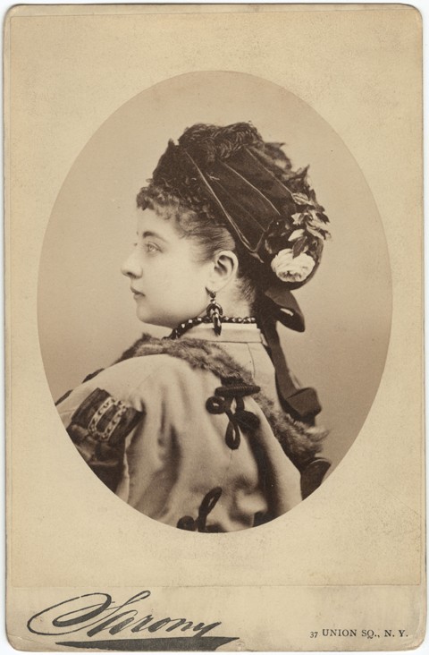 Portrait of Pauline Lucca (1841-1908) from Napoleon Sarony