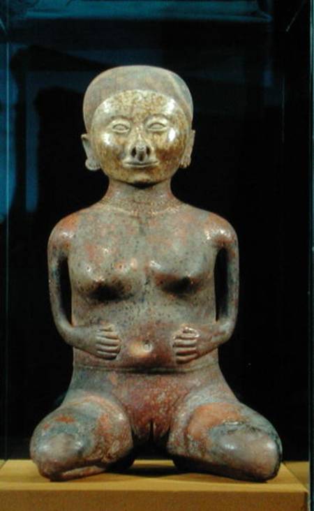 Female Statuette from , Mexico from Nayarit