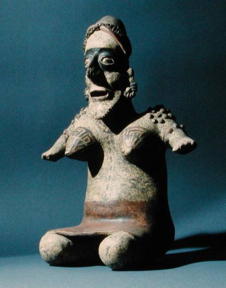 Female Statuette from , Mexico from Nayarit