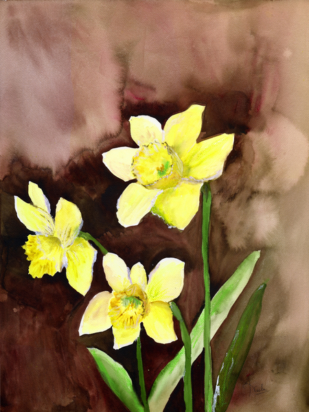 golden daffodils from Neela Pushparaj