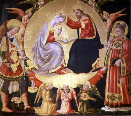 Coronation of the Virgin from Neri di Bicci