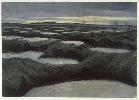After a Push, from British Artists at the Front, Continuation of The Western Front from Christopher R.W. Nevinson