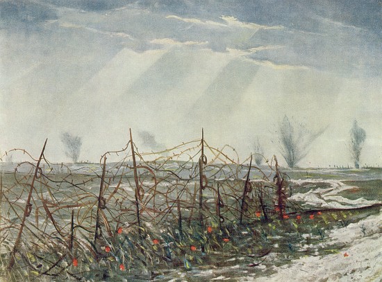 From a Front Line Trench, from British Artists at the Front, Continuation of The Western Front from Christopher R.W. Nevinson