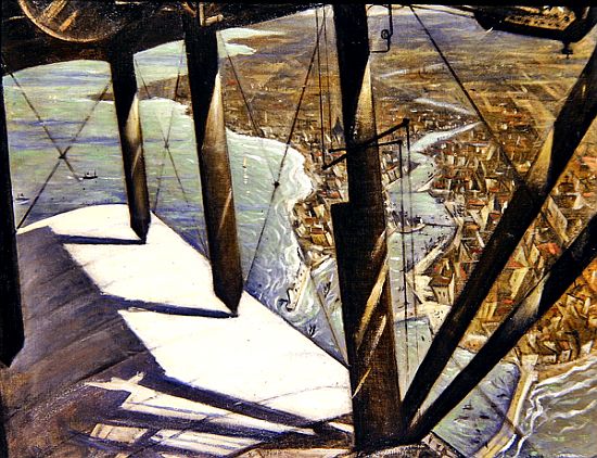 From a Paris Plane from Christopher R.W. Nevinson