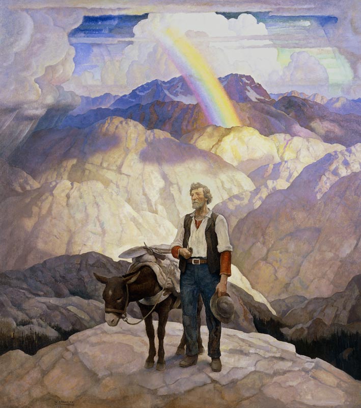 Der Suchende (The Seeker) from Newell Convers Wyeth