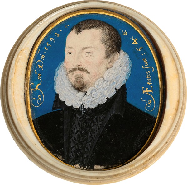 Portrait of Sir Thomas Bodley (1545-1613) from Nicholas Hilliard