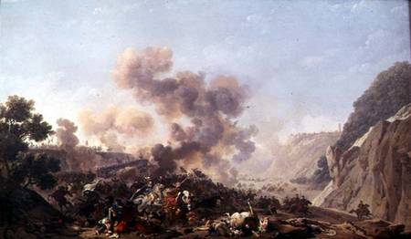 The Battle of Ebersberg from Nicolas Antoine Taunay