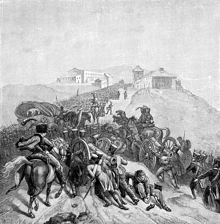 The French Army Crossing the Sierra de Guadarrama on December 1808 from Nicolas Antoine Taunay