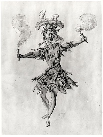 Costume design for the ballet ''Medusa'' from Nicolas Boquet