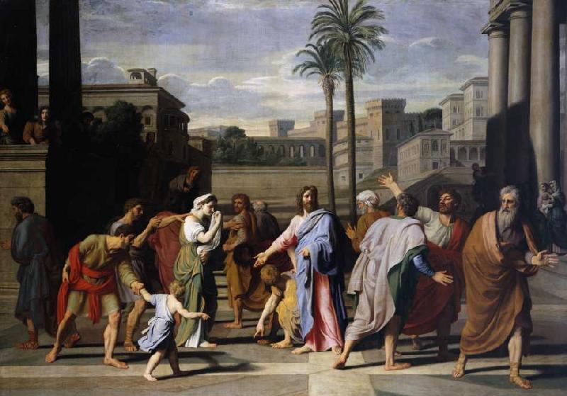 Christus und die Ehebrecherin from Nicolas Colombel