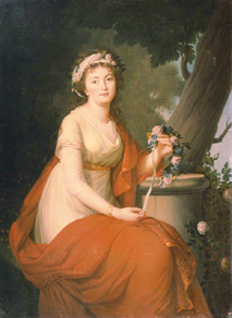 Bildnis der Herzogin T. Jusupova. from Nicolas de Courteille