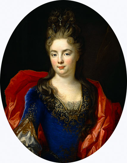 Portrait of Anne-Genevieve of Levis-Ventadour, Princess of Rohan from Nicolas de Largilliere