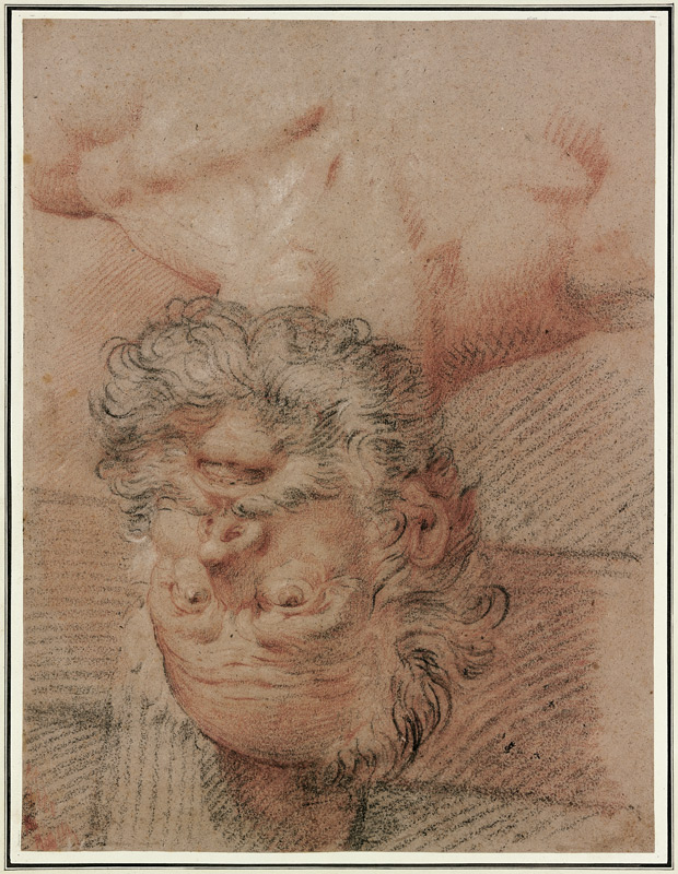 Kopf des Petrus aus Rubens Kreuzigung Petri from Nicolas Guibal
