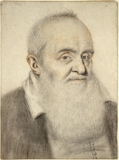 Head of a Bearded Man from Nicolas Lagneau or Lanneau