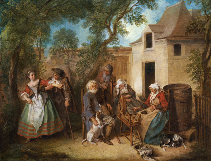 The Four Ages of Man: Old Age from Nicolas Lancret