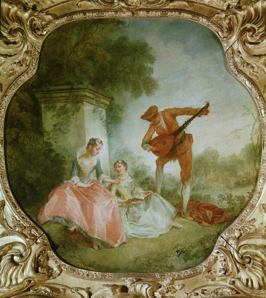 N.Lancret, Die Musikstunde from Nicolas Lancret