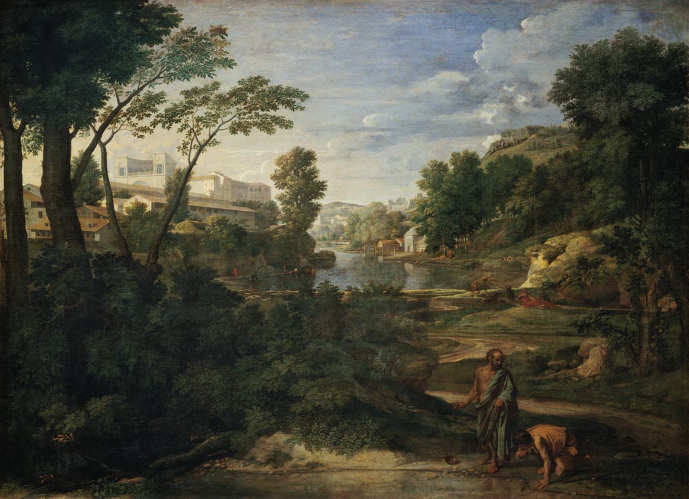 Landschaft mit Diogenes. from Nicolas Poussin