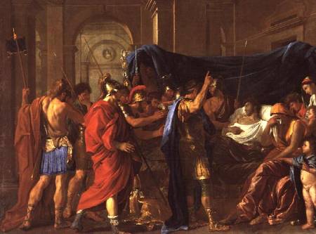 The Death of Germanicus from Nicolas Poussin