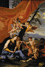 Die heilige Familie from Nicolas Poussin