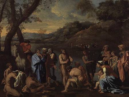 St. John Baptising the People from Nicolas Poussin