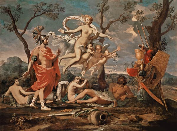 Venus Arming Aeneas from Nicolas Poussin