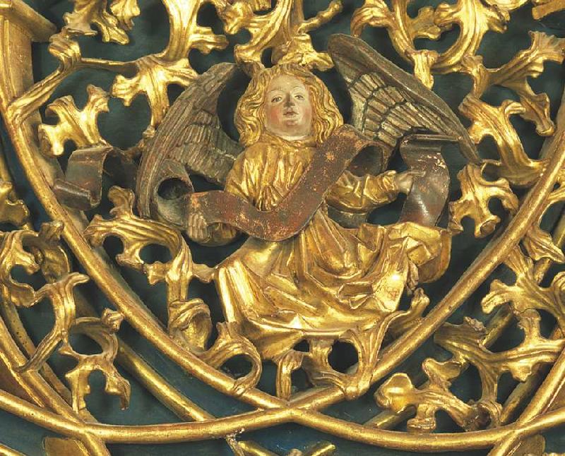 Isenheimer Altar, Detail: Mensch/Engel (Evangelistensymbol des Matthäus). from Niklaus von Hagenau