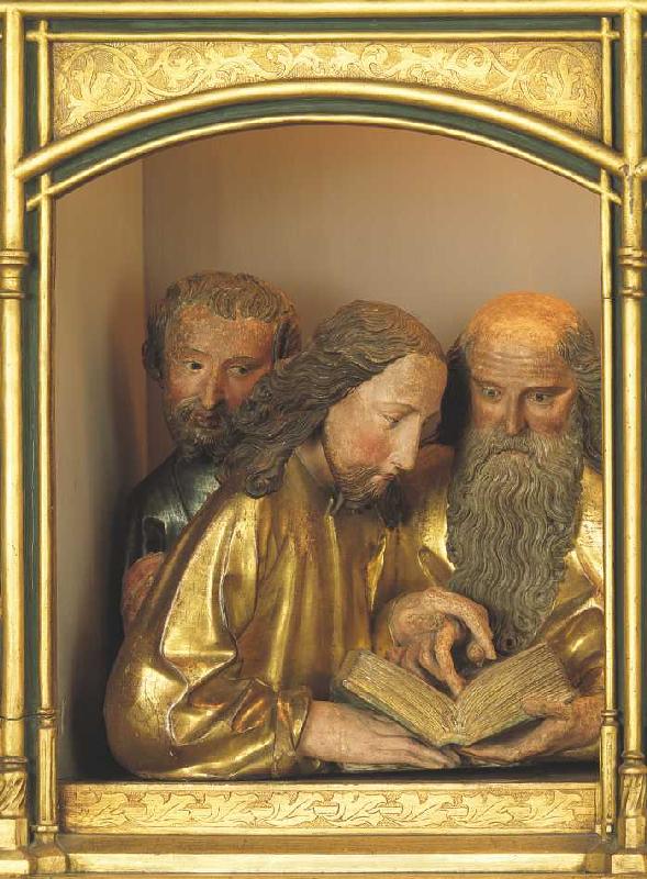Isenheimer Altar, Detail: Predella mit Aposteln. from Niklaus von Hagenau