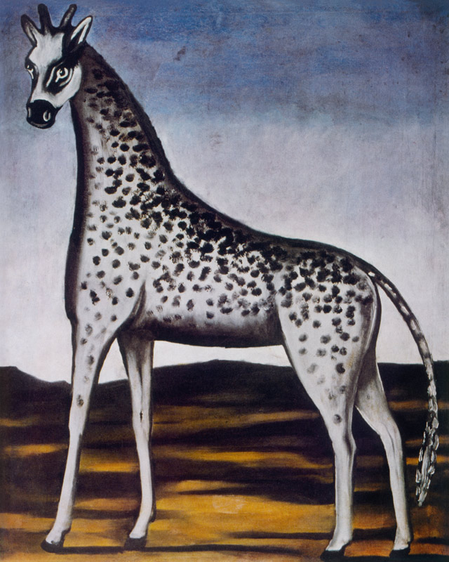 Giraffe from Niko Pirosmani
