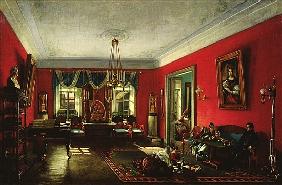 The Nashchokin family in drawing room