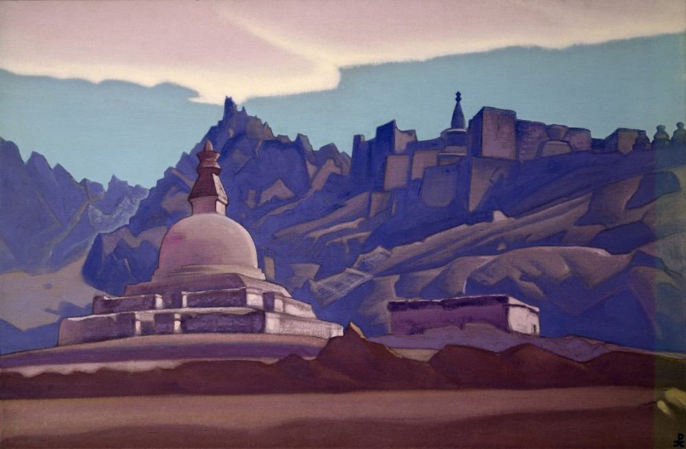 Burial Mound, Ladakh from Nikolai Konstantinow. Roerich