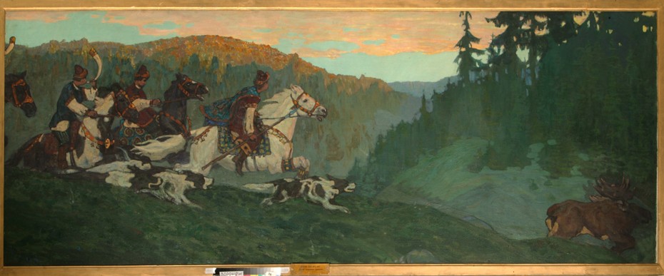 Morning Hunt of Grand Prince from Nikolai Konstantinow. Roerich