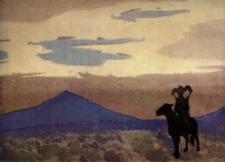Mother of Genghis Khan from Nikolai Konstantinow. Roerich