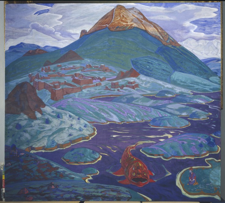Fantastic Landscape from Nikolai Konstantinow. Roerich