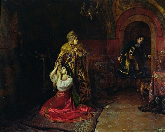 The last minutes of Godunov''s family from Nikolai Pavlovich Shakhovskoi