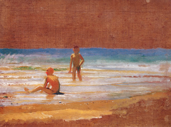 Boys on the seashore from Nikolai Nikolajewitsch Ge