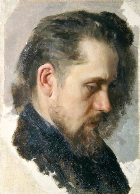 Portrait of the author Nikolay Pomyalovsky from Nikolaj Wassiljewitsch Nevrev