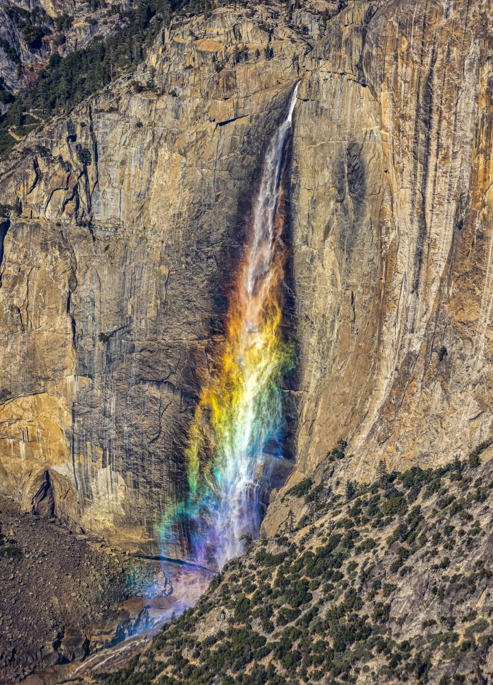 Bunte Upper Yosemite Falls from Ning Lin