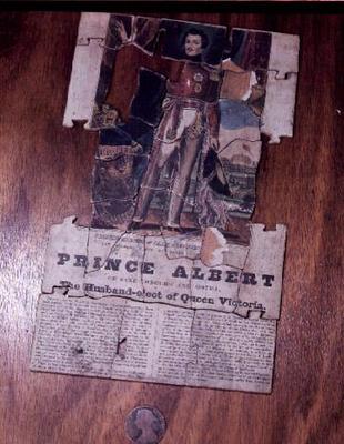 01:Prince Albert (1819-61), c.1839, (an English jigsaw puzzle) from 