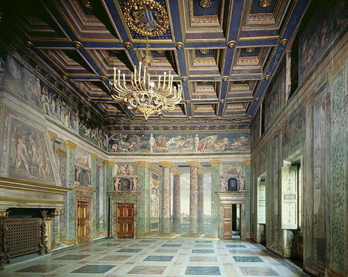 The 'Sala delle Prospettive' (Hall of Perspective) designed by Baldassarre Peruzzi (1481-1536) c.151 from 