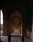 The 'Cortile d'Onore' (Courtyard of Honour) detail of the loggia designed by Flaminio Ponzio (c.1560