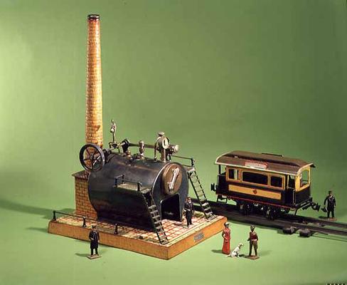 31:Bing stationary steam engine, c.1902; Carette street car, c.1904 from 