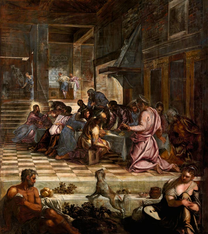 Tintoretto, Abendmahl from 