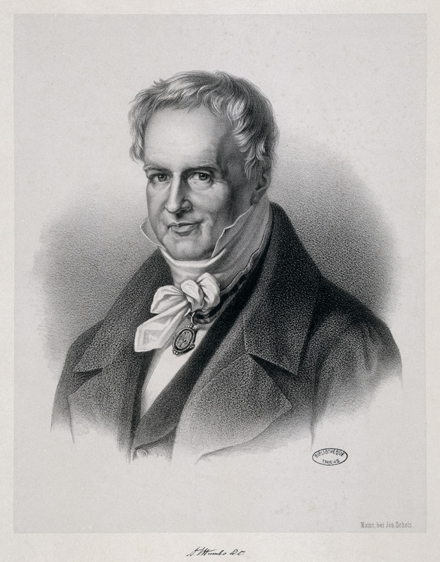 Alexander v.Humboldt / Litho nach Begas from 